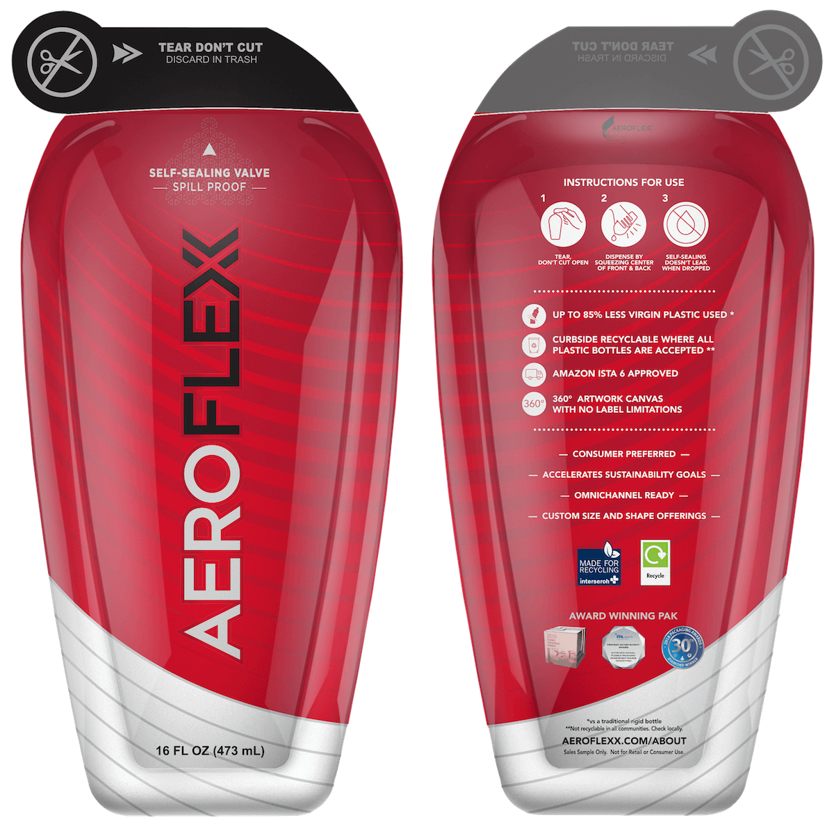 Aeroflexx Original 16oz Pak